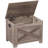 Gaomon Storage Chest – A Wooden Storage Bench With Seating And A Safety Hinge, Perfect As An Entryway Bench With Storage, Or A Farmhouse-style Trunk For The Bedroom Or Living Room, In Grey.