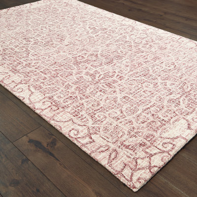 Miah Performance Wool Floral Indoor Rug