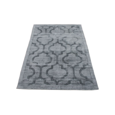 Visconti Geometric Cotton Hand Woven Area Rug