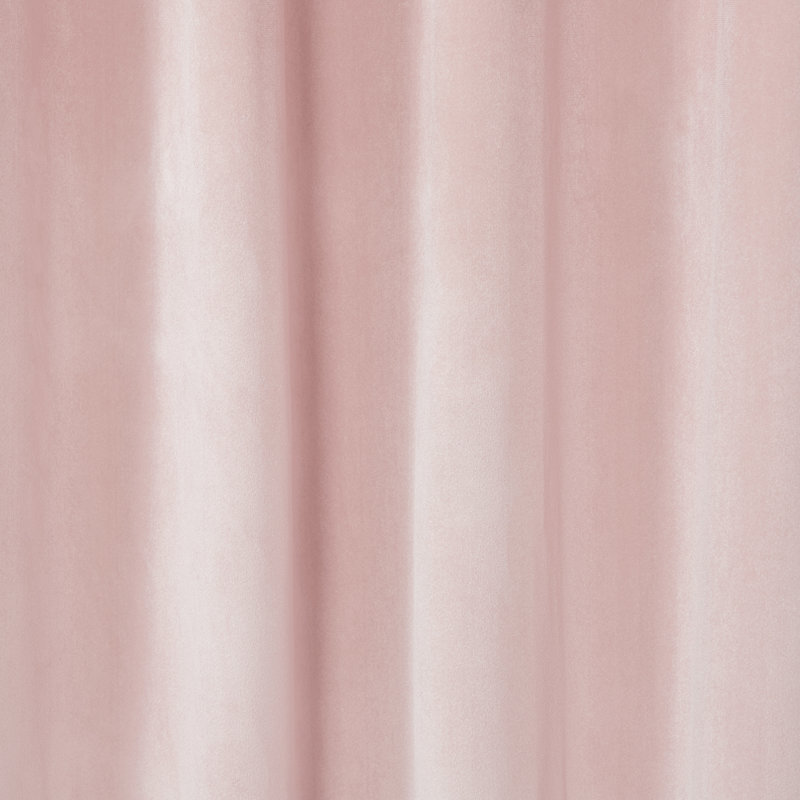 Donna Room Darkening Curtain Pair, Blush Pink, 27"W x 108"L