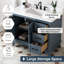 Ensemble de meuble-lavabo sur pied simple 42 po avec plateau en quartz Allendale-1873021927-1873021930