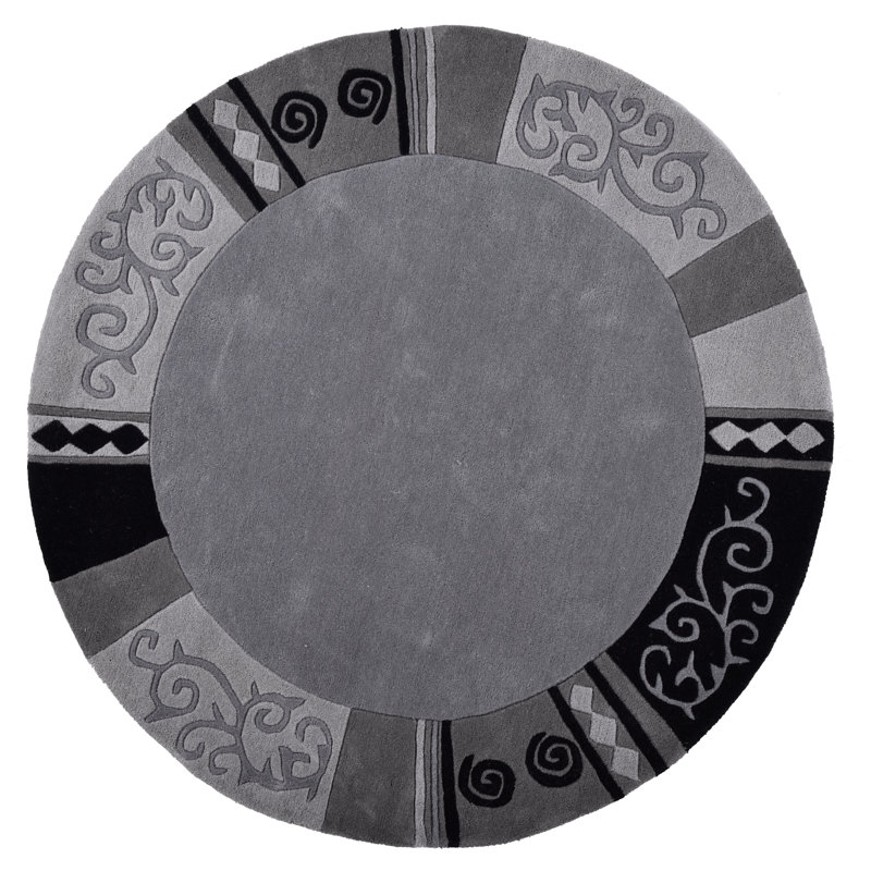 Ambadi Handmade Wool Carpet, Round 190cm