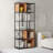 Vale 5-Shelf Display Bookcase with Cross Metal Frame-821086787