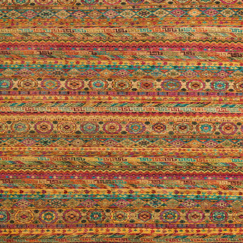 Southwestern Indoor Rug, Square 6'
