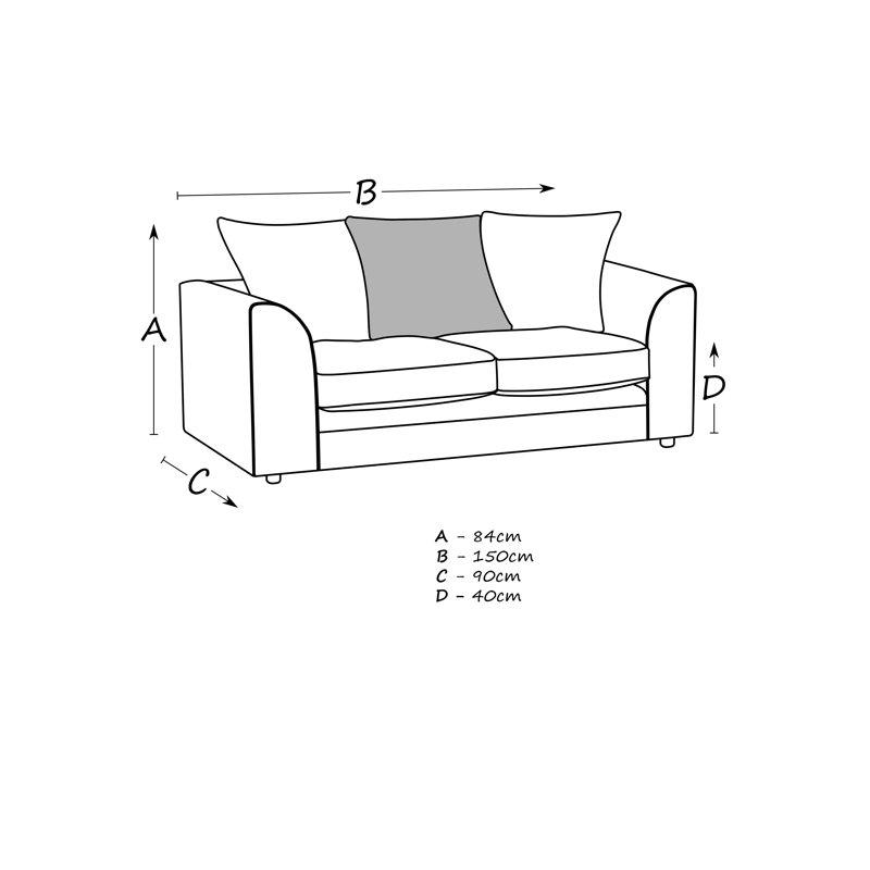 Arabella 2 - Piece Living Room Set, Stone