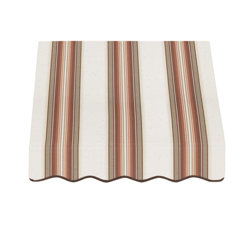 Auvent fixe en tissu acrylique San Francisco Awntech, H 24 po x l 52,5 po x P 36 po