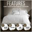 Cotton Blend Solid Colour Duvet Cover with Pillowcases Included-38879041-38879040