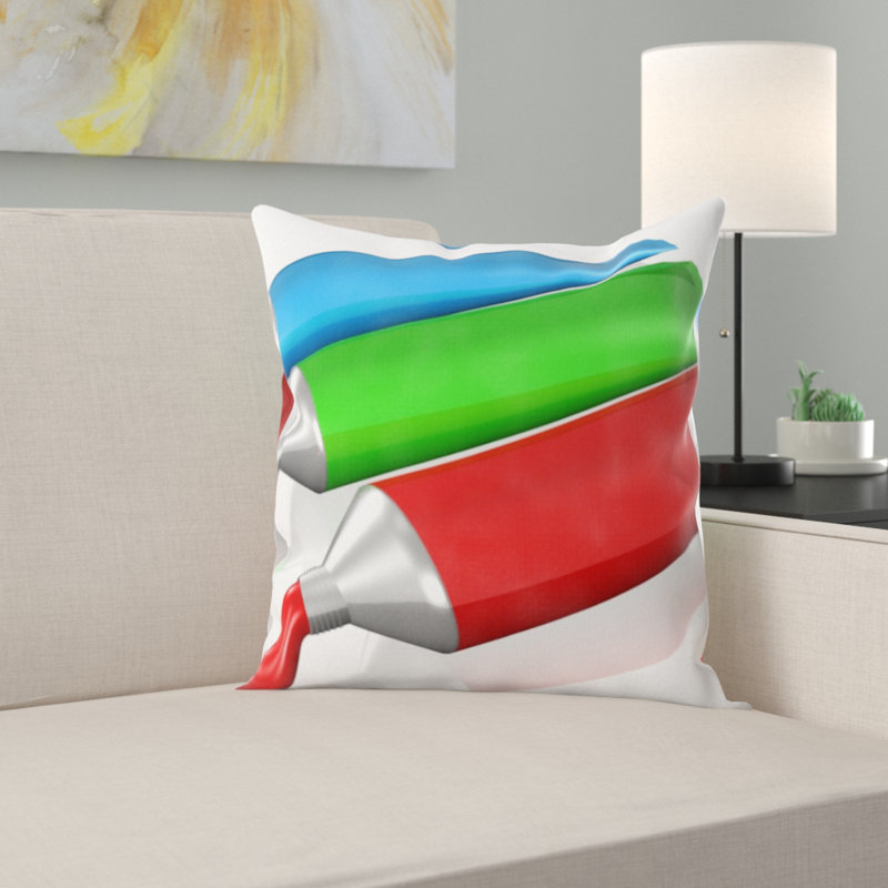Coussin décoratif paint