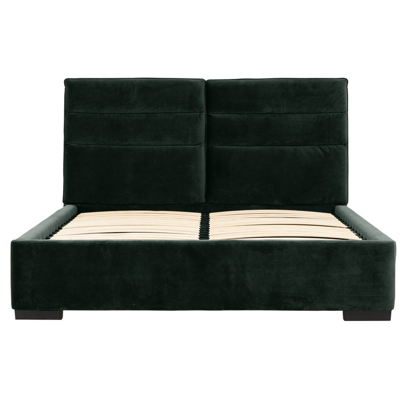 Lit Adalynne Waverton, Double, Brun foncé