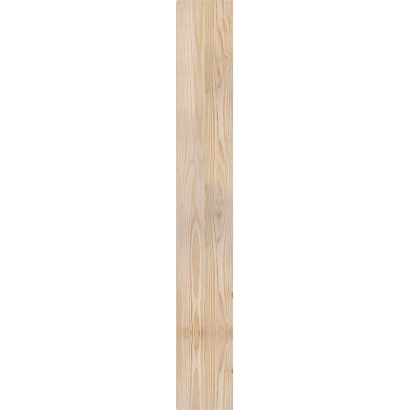Persienne traditionnelle en bois rustique, Sapin Douglas de 5 1/2 po (lisse), P 34 po x H 40 po 