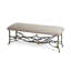 Butterfly Ginkgo Upholstered Bench
