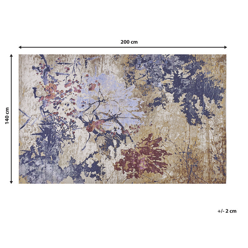Ammadies Abstract Hand Woven Area Rug, Rectangle 140 x 200cm