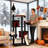 78"Cat Tree Cat Tower With Coffin Bed