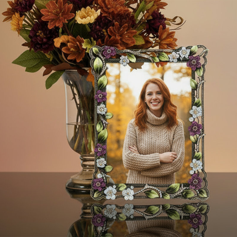 Sophie Metal Picture Frame, 4" x 6"
