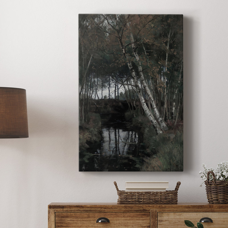 Paysage rétro Cxxvii - galerie Cavas sur mesure, H 12 po x l 8 po
