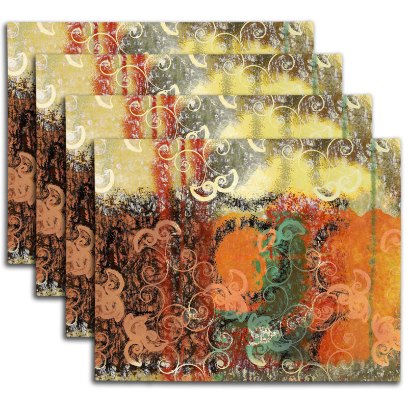 Napperon abstrait en polyester