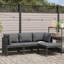 Canapé de patio carré de 23,6 po de large avec coussins Nisse-1897094438-1914329914