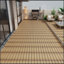 Carreaux de terrasse durables et emboîtables pour l'extérieur et l'intérieur, résistants aux intempéries et élégants.-111837012