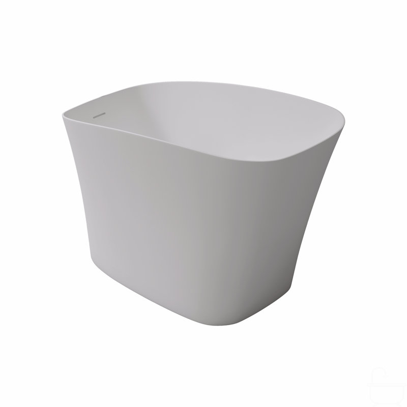 51" Solid Surface Soaking Bathtub