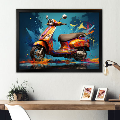 " Graffiti Scooter Delight "