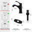 Single-handle Bathroom Faucet with Drain Assembly-90874663