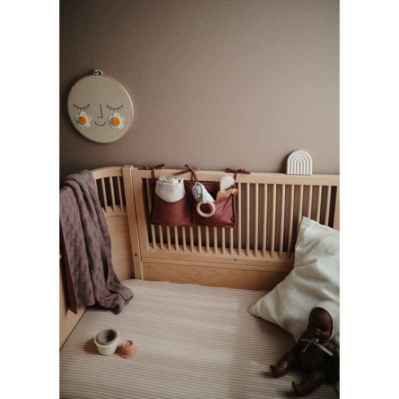 Extra Soft Muslin Crib Sheet, Bees