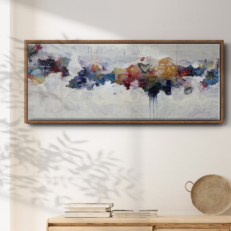 Odd Water - Framed Canvas, 24" H x 60" W