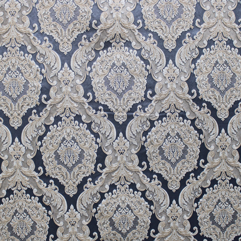 Damask Jacquard | Varley Fabric, Ocean