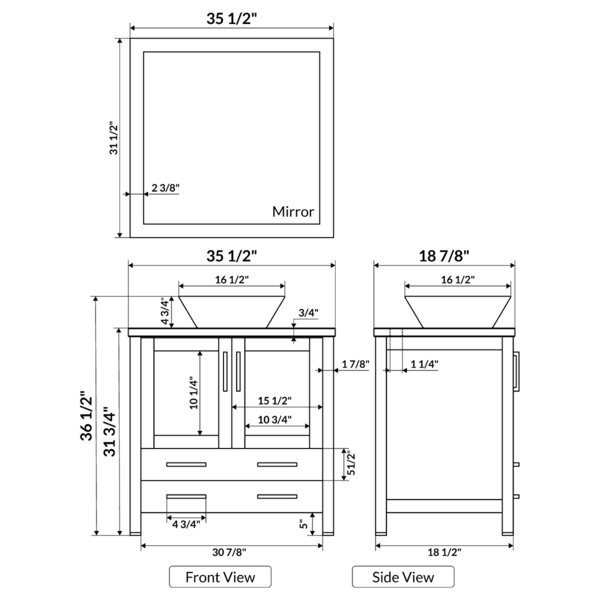 LessCare 60'' Single Bathroom Vanity with Stone Top & Reviews | Wayfair