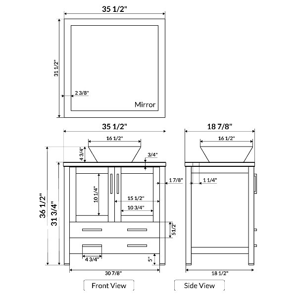 Dimensions du produit