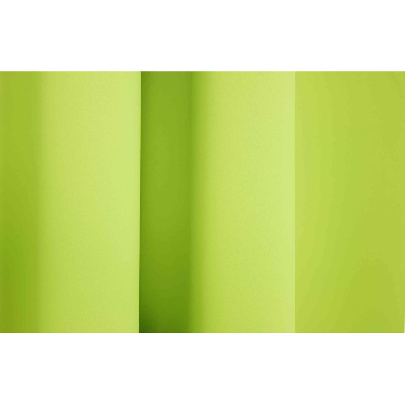 Zoee Pencil Pleat Blackout Single Curtain, 150cm H x 145cm W, Lemon