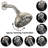 Brushed nickel high pressure 6-setting