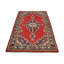 Tapis oriental rétro rouge 2 pi 8 po x 4 pi 3 pi