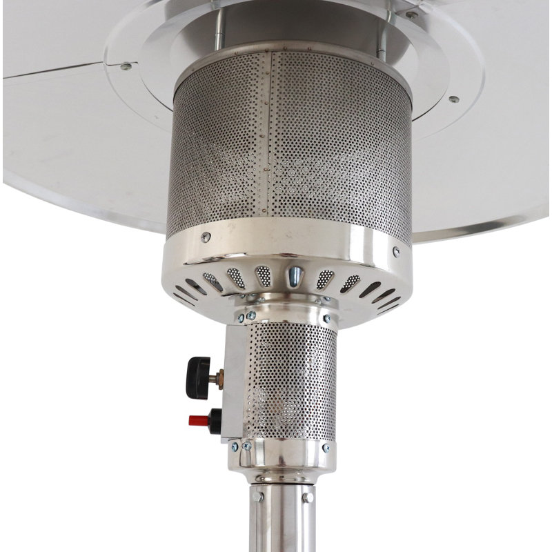 Chauffe-terrasse Lorcan de 46 000 BTU, Acier inoxydable