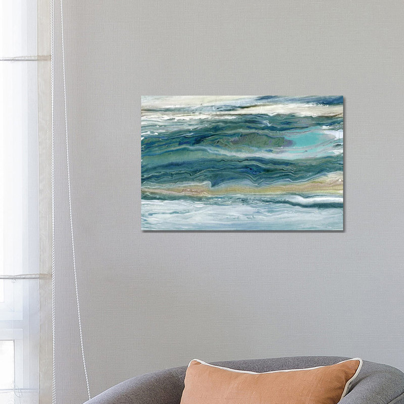 «Wind and Water» par Carol Robinson, reproduction d'art sur toile tendue, H 40 po x l 60 po x 1,5 po