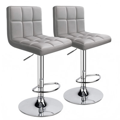 Ludmil Swivel Adjustable Height 32.5" Bar Stool