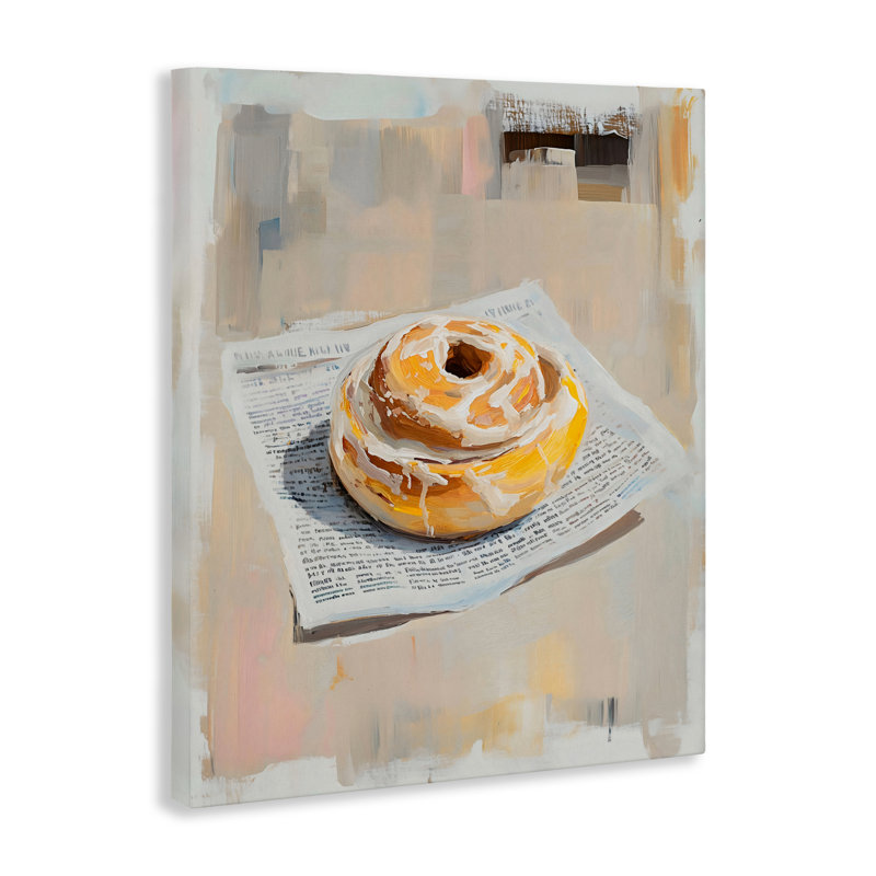 «Cinnamon Roll & Morning», toile par The Prints Vibe, 48 x 36