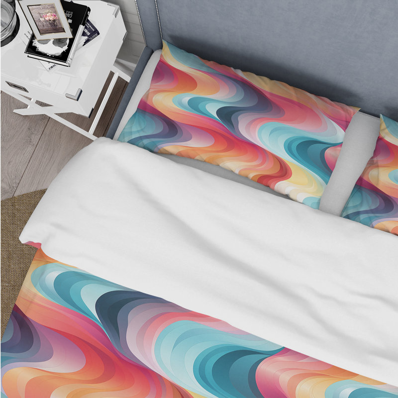 Ensemble de housse de couette Popart, Housse de couette pour très grand lit et 2 très