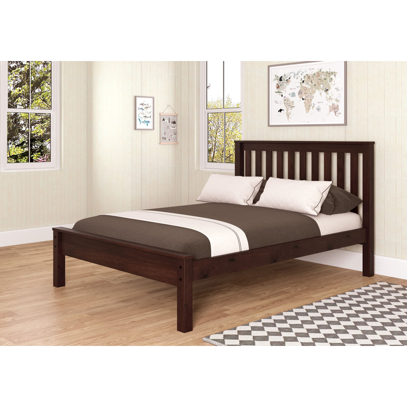 Hillam Full Solid Wood Platform Bed by Harriet Bee, Dark Cappuccino