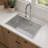 Durable Stainless Steel Single Bowl Topmount Kitchen Sink with Soundproofing and Efficient Drainage System
