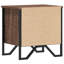 Alliyah 40cm W Metal Bedside Table-758425477