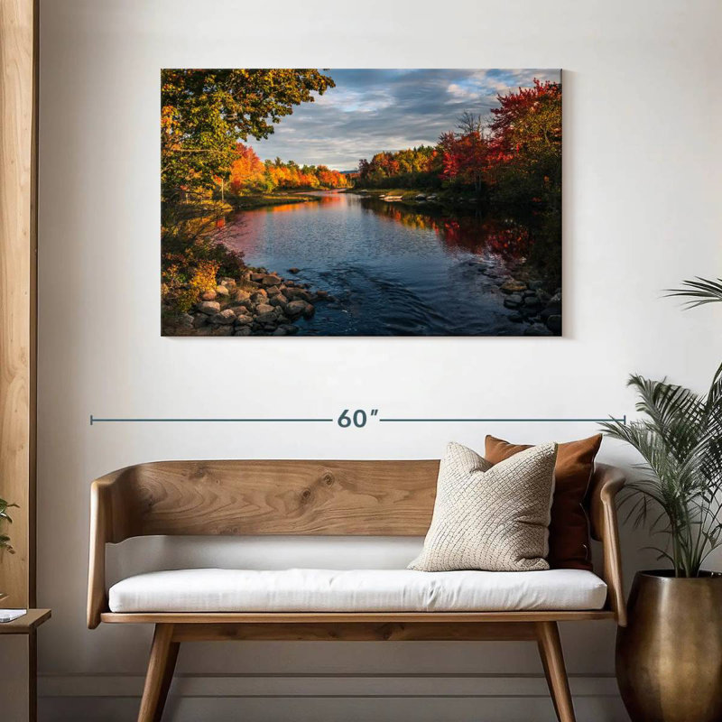 Lac d'automne Alvord Acadia, H 30 po x l 45 po