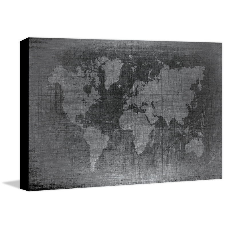 "latitude 2" par parvez taj, reproduction d’art sur métal, H 8 po x l 12 po x P 1,5 po