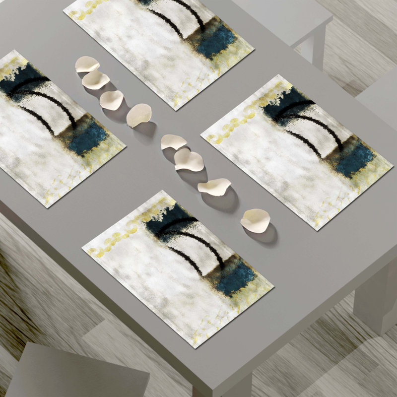 Napperon abstrait en polyester