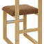 Tabouret de bar et de comptoir rembourré avec base en bois Brayden-622170337-622170338-622170348