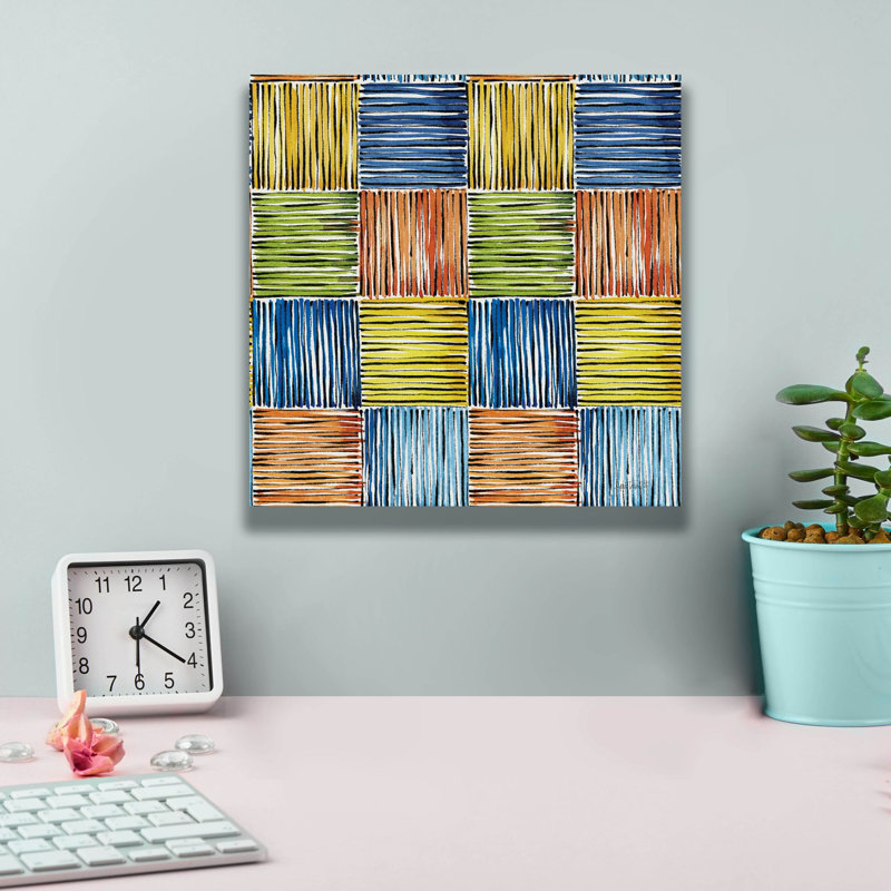 «Fall Sweet Fall Pattern 7» par Anne Tavoletti, art mural sur toile