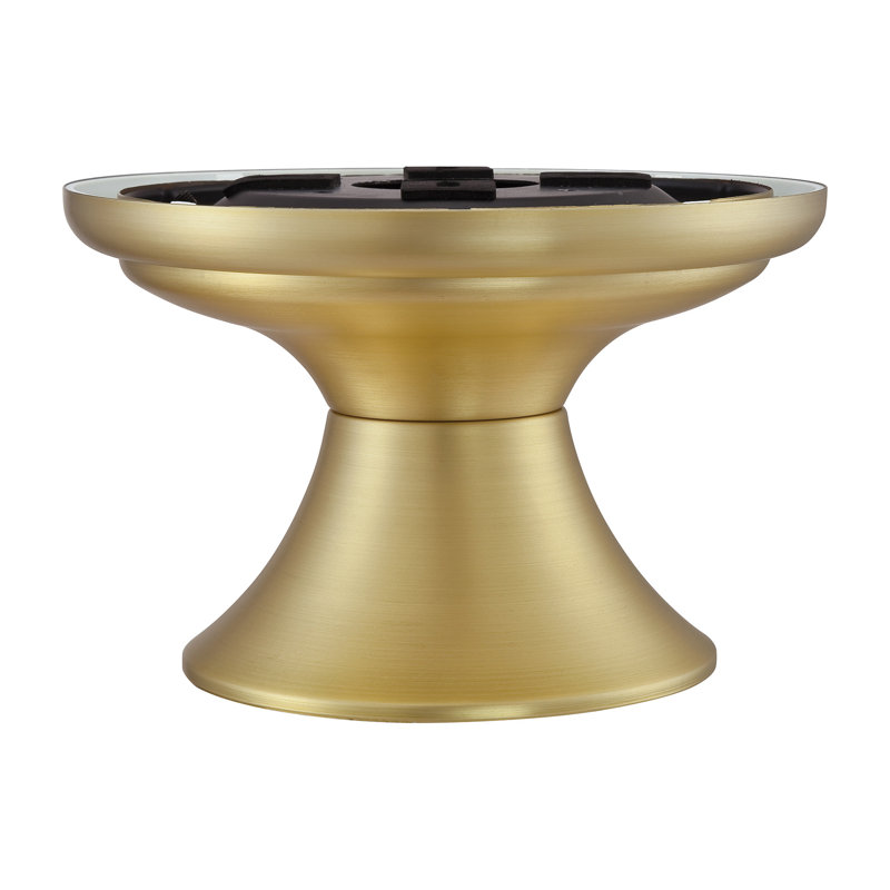 Spitfire Ceiling Fan Close to Ceiling Kit - Brushed Satin Brass, Brushed Satin