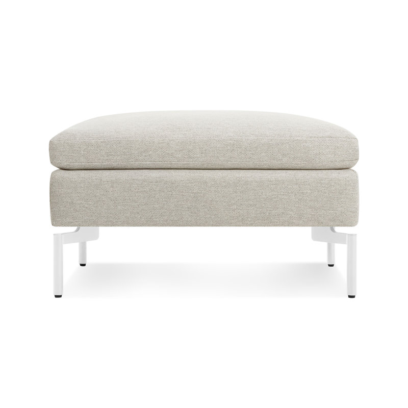 Nouveau repose-pieds standard, Maharam Mode / 100% polyester clavicule, Blanc