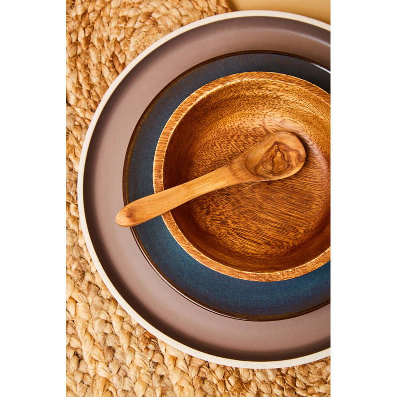 Amiela Wood Decorative Bowl