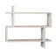 Argonaut Modern Wall-Mounted 2-Tier Floating Bookshelf-32302052